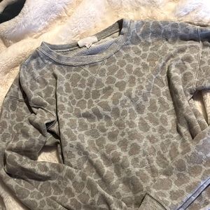cheetah print sweater
